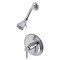 Kingston Brass Shower Faucet, Polished Chrome, Wall Mount KB2631DLTSO - alternate 1